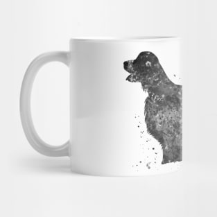 English springer spaniel dog black and white Mug